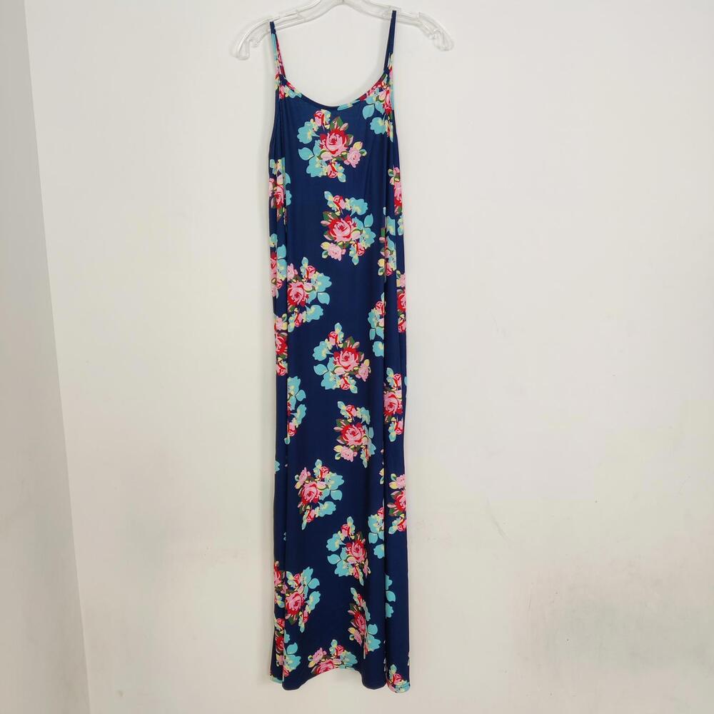 Iffei Women's Spaghetti Strap Floral Slip Dress Size Medium